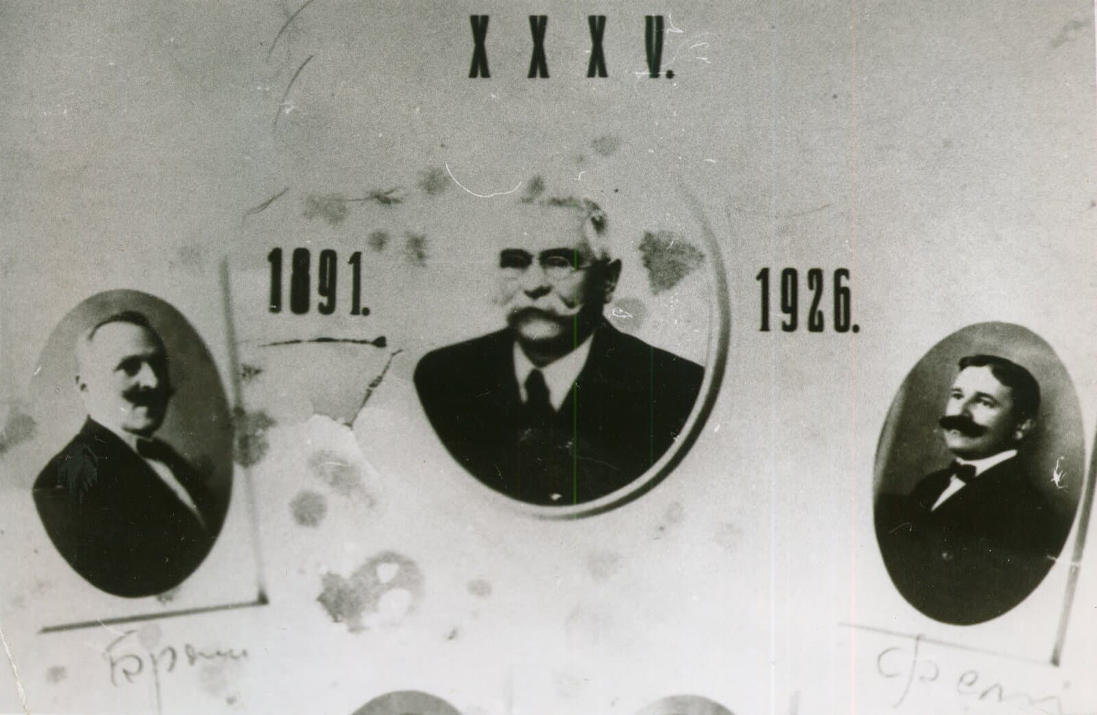 Commemorative tableau marking the works’ 35th anniversary, 1926