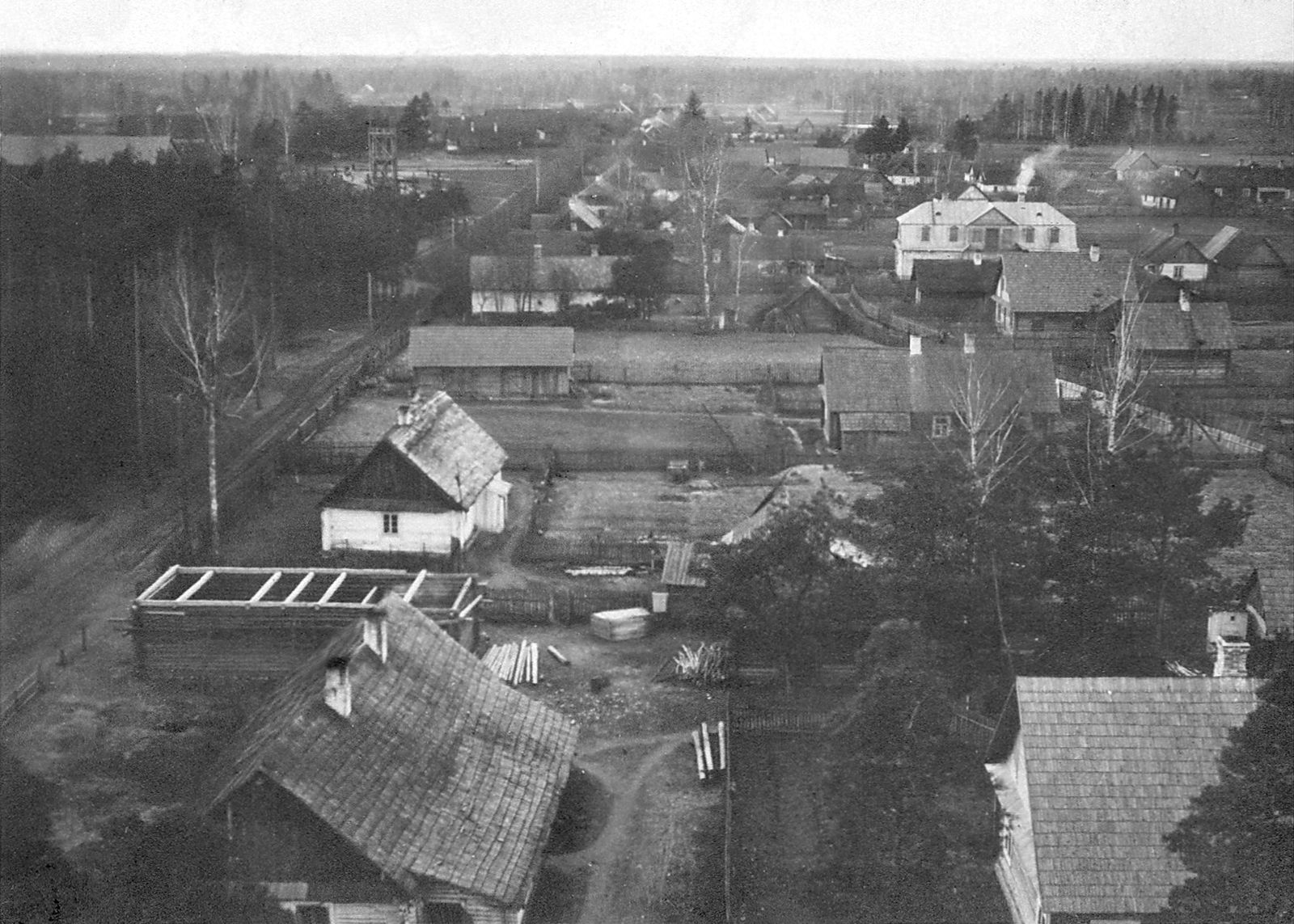 Вид на Березовку с костёла, 1930