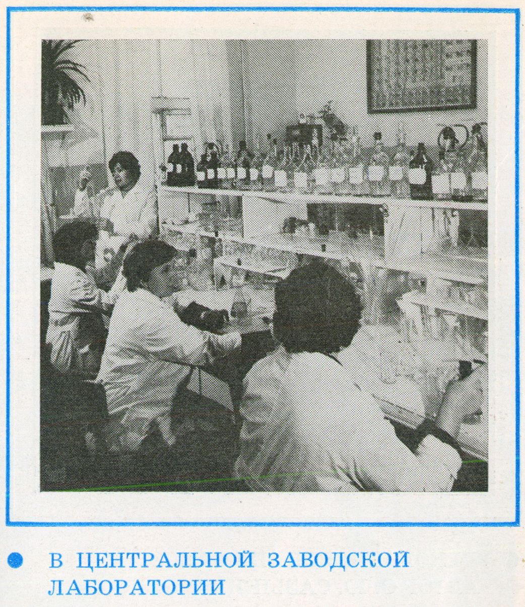 В центральной заводской лаборатории, 1980